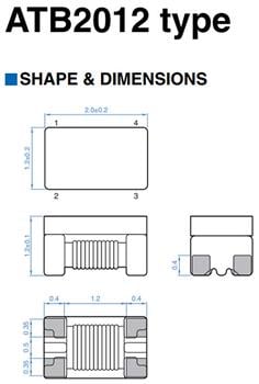 Chart - TDK ATB Transformers